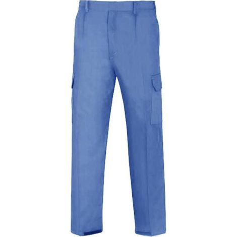 VESIN pantalon tergal azul talla 38 , Pantalón para trabajo e industria Talla 38 Cierre con cremalleraGoma en la parte trasera de la cintura 2 bolsillos delanteros, (1/2)