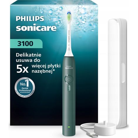 Cepillo de dientes eléctrico - PHILIPS - HX4033/26 - sensor de presión - 3 intensidades - 14 días de autonomía (1/5)