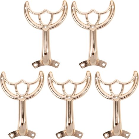 5pièces Support De Lame De Ventilateur Plafond Accessoires Remplacement Doré Pour Fixation Et Réparation Des Lames Ventilateur Plafond (1/5)