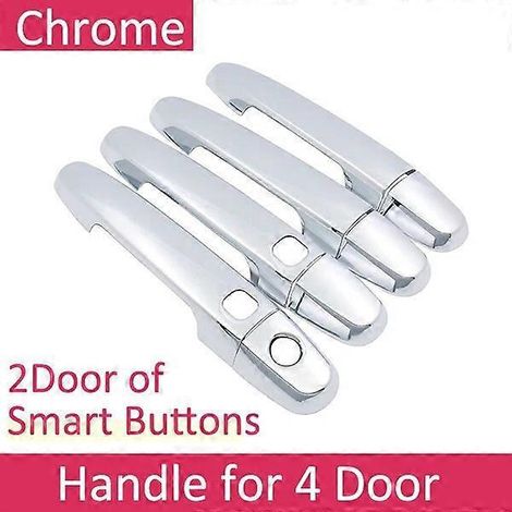 Pour Toyota Ist 2002-2007 (modèles 2003, 2004, 2005 et 2006) : autocollants décoratifs, poignées de porte chromées, peinture, accessoires auto (2 boutons, 4 portes). (1/5)