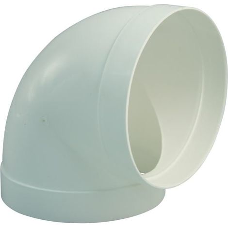 Marley Bogen 90° rund für Rohr 100 mm Ø, weiß Lüftungsrohre