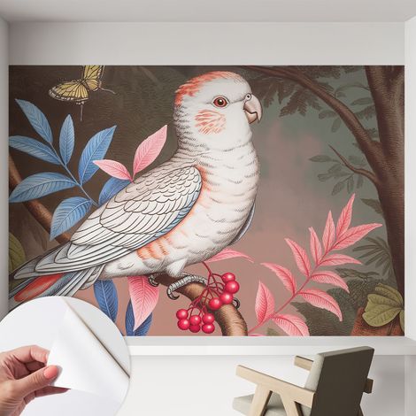 Papier peint adhésif décoratif pour chambre et salon Design moderne à poser facilement Nature tropicale 152x104 cm (1/5)