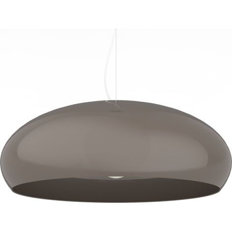 LUMICOM ATOMIC Sospensione, 1xE27, max 42W, metallo, tortora lucido, D.60cm (1/2)