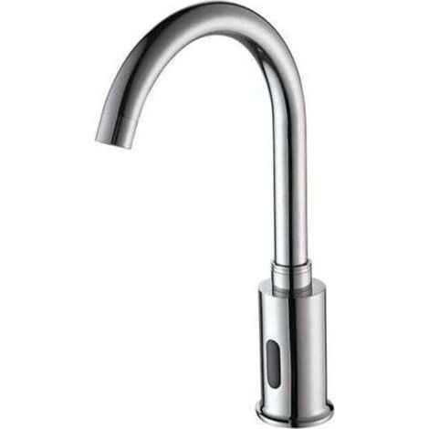 Robinet automatique infrarouge – Sortie d'eau chaude et froide – Technologie sans contact pour lavage hygiénique – Économe en eau (1/4)