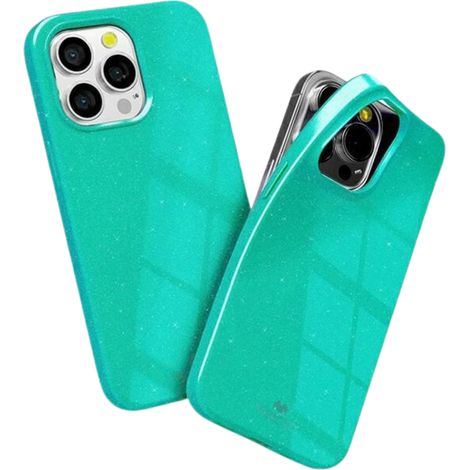 Funda Mercury Jelly para iPhone 14 Pro de 6,1 pulgadas, color menta. (1/5)