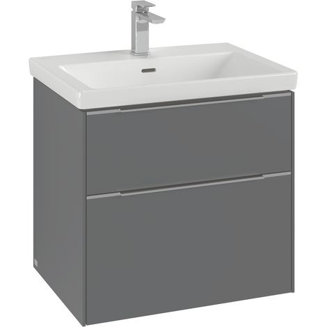Villeroy & Boch Subway 3.0 armoire sous lavabo, 2 tiroirs, (1/2)
