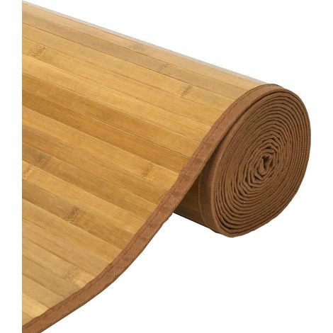 Teppich Rechteckig Natur 70x300 cm Bambus