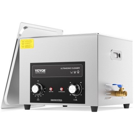Nettoyeur à Ultrasons Numérique 15 L Bac Ultrasons avec Minuterie (1/5)