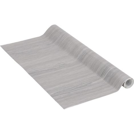 Papier adhésif effet bois Pin gris 67,5cm x 2m, Épaisseur 150μ Film autocollant pour meuble et cuisine, film décoratif, papier peint PVC sans phtalates Fabriqué en UE (1/5)