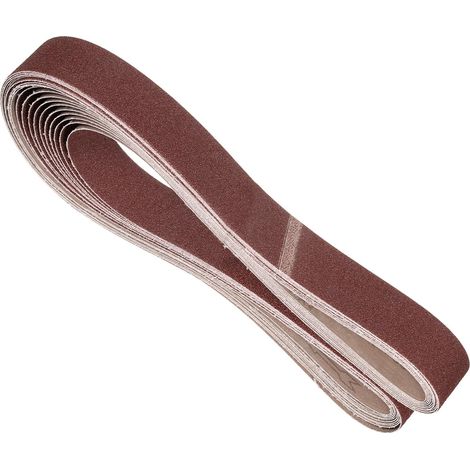 10 Pcs Bandes Abrasives 50mm x 1829mm 60 Grain Papier Abrasif (1/5)