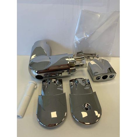Ricambio fissaggio superiore anta fissa Novellini Jolly R07JOL | Cromo