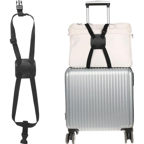 Sangle de valise, très élastique, sangle de valise réglable, accessoire de valise portable, pour sac, bagages, sac de voyage, avec homologation TSA pour connecter vos bagages