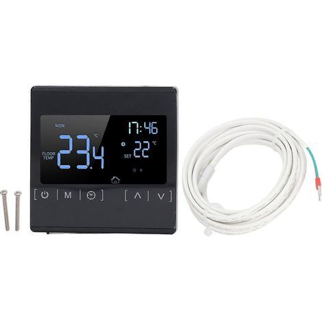 Programmierbarer digitaler Thermostat mit intelligentem Touchscreen für Dampfbäder, AC85V (1/4)