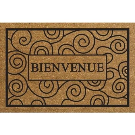 Tapis coco Bienvenue - 40x60 cm (1/4)