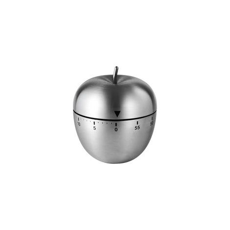 Horloge Minuteur de cuisine en acier inoxydable, outil pédagogique de gestion du temps Pomme , minuteur numérique, compte à rebours (1/4)
