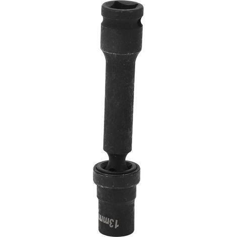 Douille universelle 13 mm, acier chrome vanadium, embout 1/2 pour clé électrique, adaptée aux centrales photovoltaïques. (1/5)