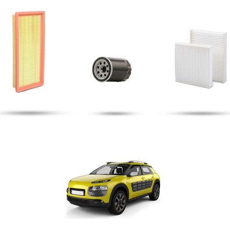 Kit tagliando 3 filtri compatibile con Citroen c4 Cactus 1..2 Puretech 60kw dal 2014 (1/5)