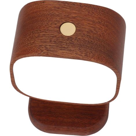 Magnetic Wooden Wall Lamp, Dimmable, 3 Temperature Settings (1/5)