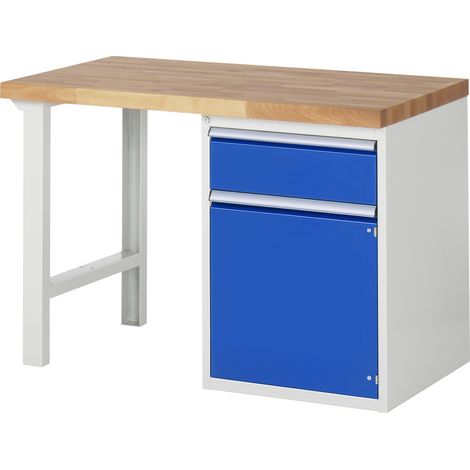 Rau Werkbank 7502A1, B1250xT700xH890mm, 1x Schublade-TA, 1x Tür (1/5)