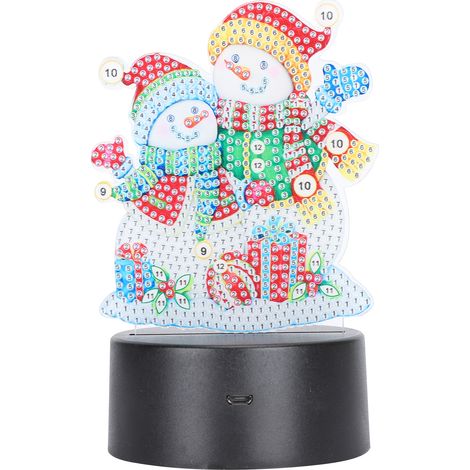 LED-Nachtlichter für Diamantmalerei, berührungsempfindlich, 3D, USB, DIY-Weihnachtsdekorationen (1/5)