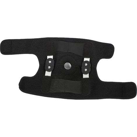 Genouillère de sport ajustable réglable manches de compression blanc charnières (1/5)