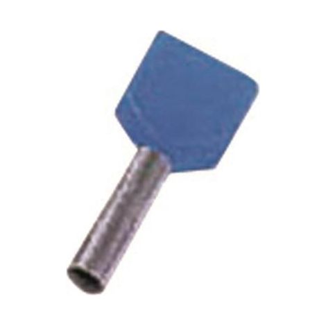 Intercable Zwillingsaderendhülse ICIAE1614Z 2x16qmm blau 50 Stk (1/2)
