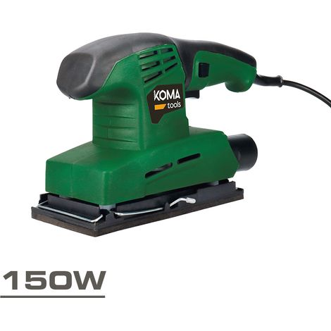 LIJADORA ORBITAL ELECTRICA 150W 25,2x15,8cm KOMA TOOLS (1/4)
