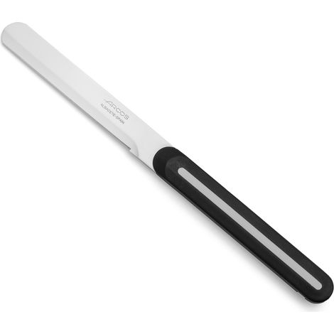 Coltello Arcos Tavolo perla 373624 in acciaio inox in un pezzo unico Nitrum, mango Polipropilene e 10 cm lama in scatola