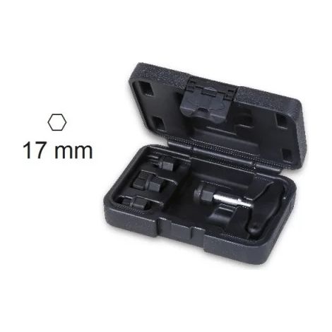 Beta 1494T/C5 Jeu de clés spéciales 3/8" pour bouchons d'huile en plastique 5 pcs. (1/2)