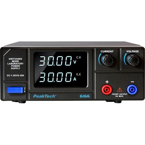 PEAKTECH Appareil d'alimentation de laboratoire P 6166, 1...30 V, 1...30 A, 900 W (1/5)