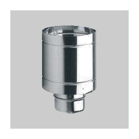 FUMAIOLO INOX TONDO 'ANTIVENTO' Ø 140 mm