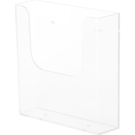 Porte-revues, organiseur de bureau, porte-brochures transparent, porte-dépliants mural-Transparent (1/3)