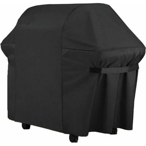 Housse Pour Barbecue - Tissu Oxford 420D - Imperméable Anti-UV - Dimensions 147x61x122 cm - Noir - 1 Pièce (1/4)