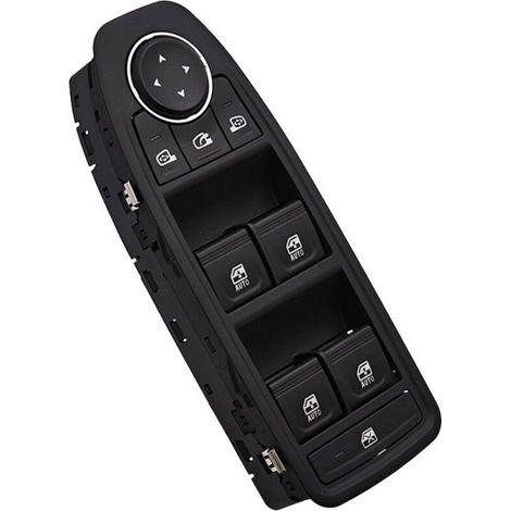 254014643R Interrupteur de lève-vitre électrique pour conduite à gauche, compatible avec Renault Captur et CLIO, commande la vitre électrique côté conducteur, facile à utiliser.