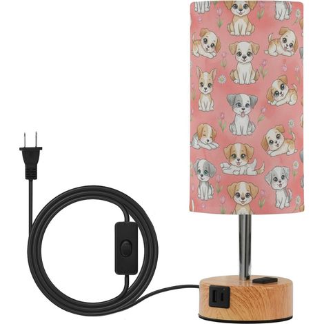 JUNZAN Lampe de table à contrôle tactile avec ports USB C + A (1/5)