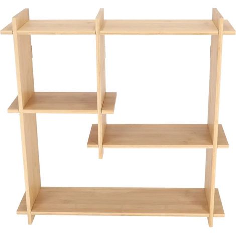 Etagère Murale d'Intérieur Carrée L - 55 x 15,2 x H 55 cm - Livraison gratuite