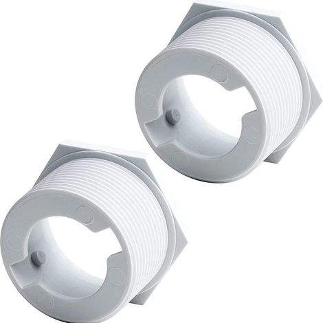 Juego de 2 adaptadores de pared universales para limpiafondos 6-500-00 (UWF) - Pieza de repuesto exacta para Zodiac Polaris 180 280 360 380 3900 Sport 480 Pro