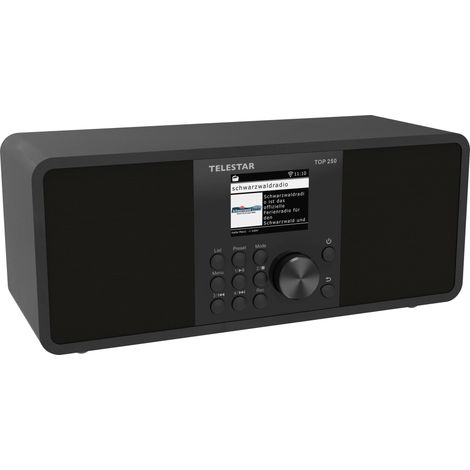 Telestar TOP 250 Schwarz Radio Internet portative DAB+, Internet, FM noir (1/5)