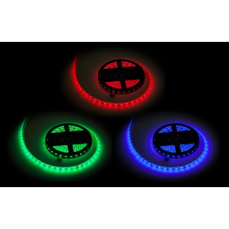 Catena LED Rebel da 5 m (300x5050 SMD) RGB, impermeabile, 12V