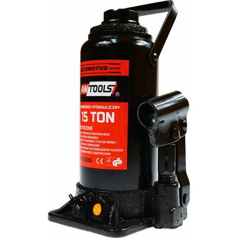 Awtools Carrello idraulico in acciaio 15 tonnellate regolabile