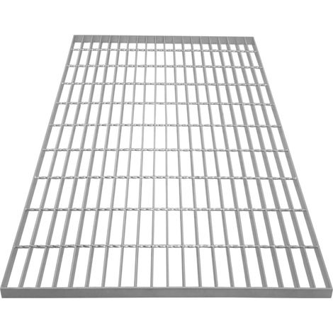 Griglia zincata del pavimento passerella pannello di drenaggio grondaia sfiato acciaio resistente alle intemperie zincato 1000mm x 700mm x 30mm 4mm spessore del metallo 700kg capacità di carico