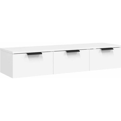 Maison Exclusive - Armario de pared madera de ingeniería blanco 1 (1/5)