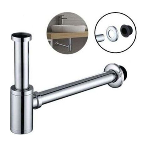 Edelstahl-Waschbecken-Siphon, höhenverstellbar, G1-1-4"-Siphon-Set