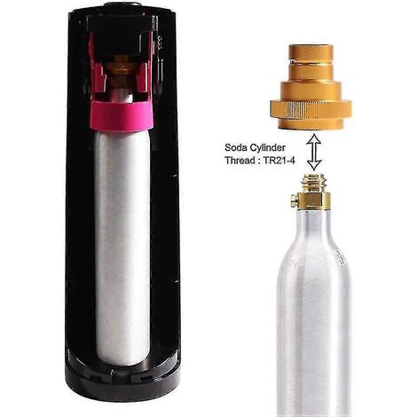 Adaptateur rapide pour machine à soda à eau CO2 Duo, conversion de cartouche pour machine à soda SodaStream (1/5)