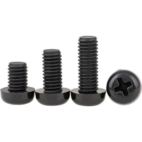 Kit de vis et écrous en nylon assortis - M2 M2.5 M3 M4 Noir blanc (1/5)