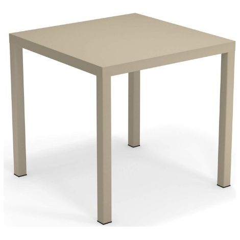Emu Tavolo Impilabile Quadrato Nova 80x80 cm - Tortora