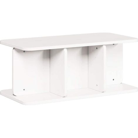 Maison Exclusive - Tavolino da salotto Bianco 80 x 39,5 x 33,5 cm