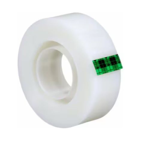 Scotch Nastro Adesivo Acrilico Trasparente Opaco 19mm x 33m, 6 Pezzi (1/4)
