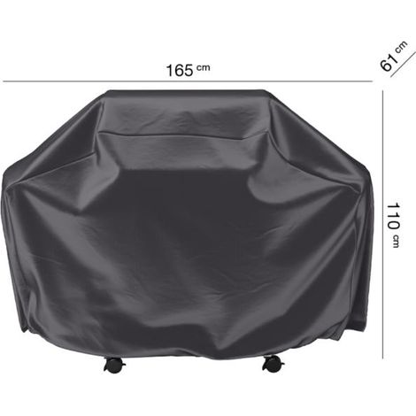 Housse pour barbecue de jardin 7856 61x165x110 AeroCover grise Homms (1/3)
