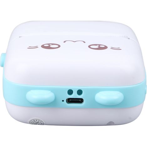 Imprimante thermique sans fil portable mini pour photos, étiquettes, reçus, notes d'étude, bureau et école (1/5)